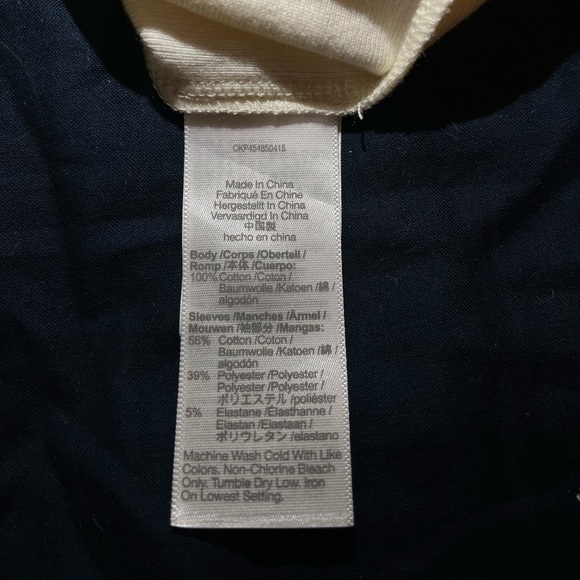 NWT Madewell Eyelet Sleeve Cotton Henley Top in Crème JCrew Popular officewear - Picture 16 of 16